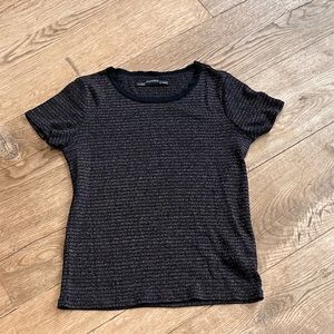 All Saint fitted striped tee